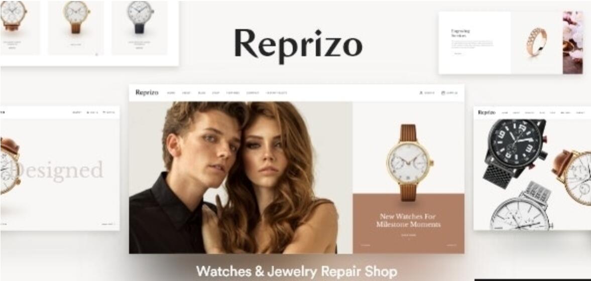 Reprizo v1.0.8 -  WordPress 珠宝\钟表店主题插图