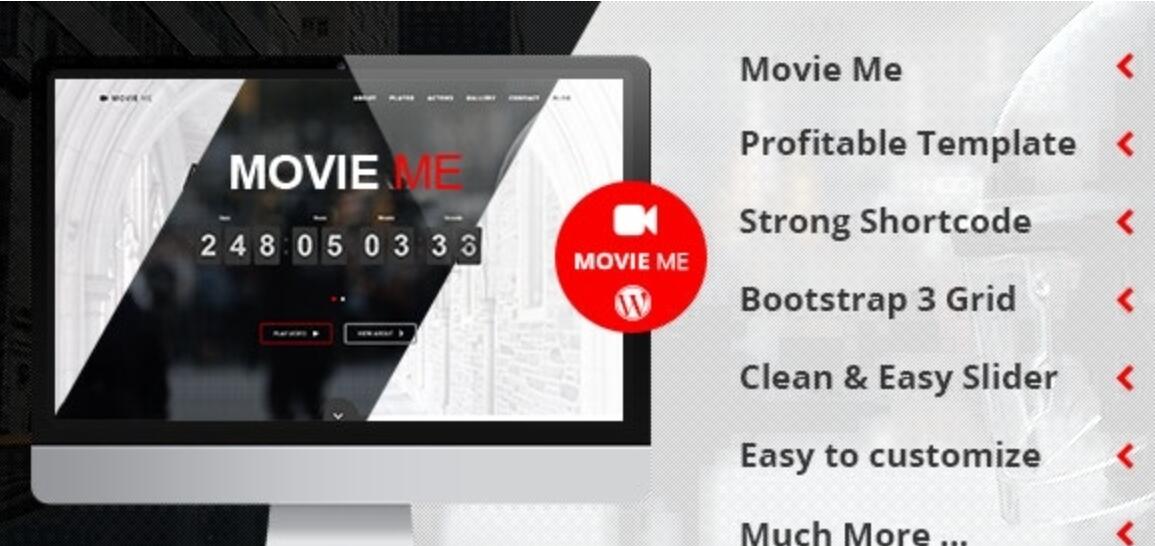 Movie Me v5.7 - WordPress单页响应式主题插图