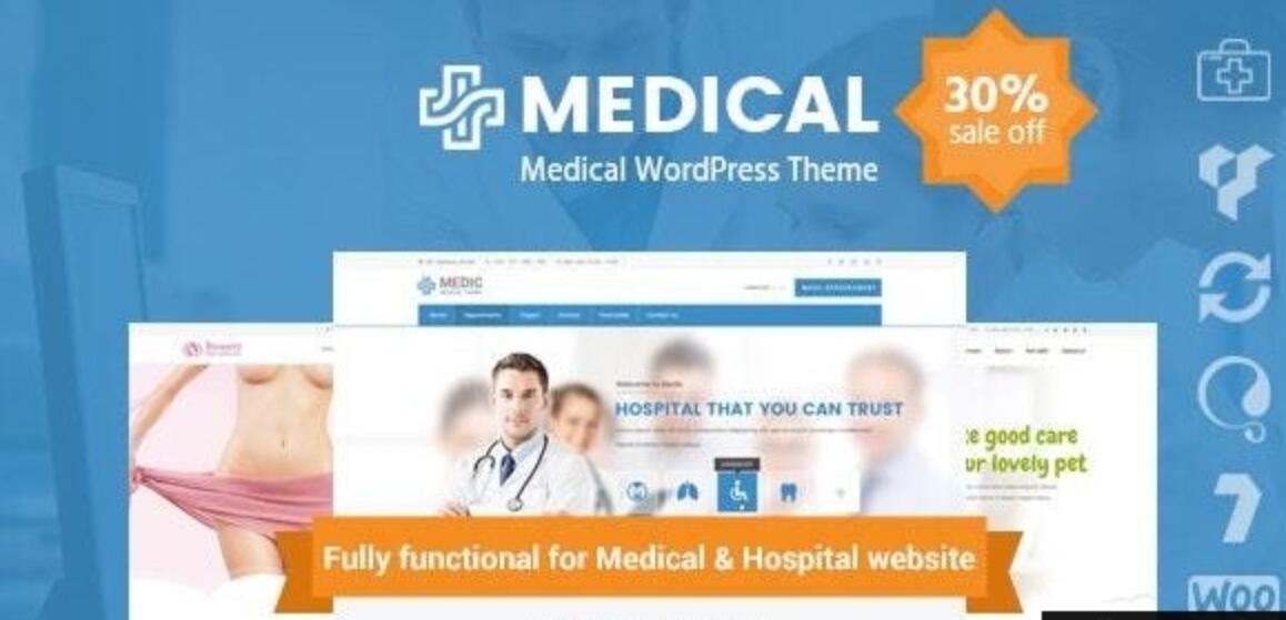 inMedical v2.3.7 - WordPress多用途医疗主题插图