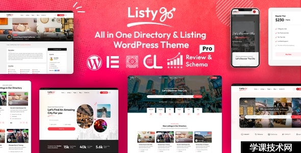 Listygo v1.2.9 – WordPress目录和列表主题插图