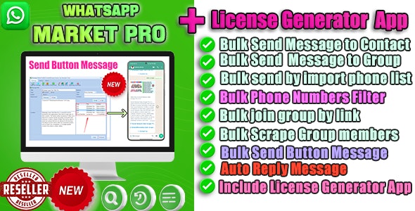 Whatsapp Bulk Sender | Group Send App | Include Generate Key App v3.2.8插图