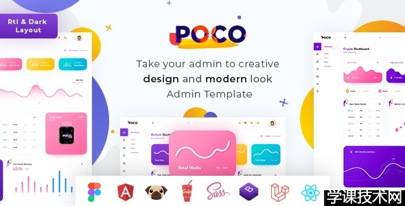 Poco v1.0.0 - Bootstrap 5 HTML, React, Angular 16 Figma & Laravel 10 Admin Dashboard Template