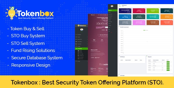 Tokenbox v2.0 - Best Security Token Offering Platform (STO)插图