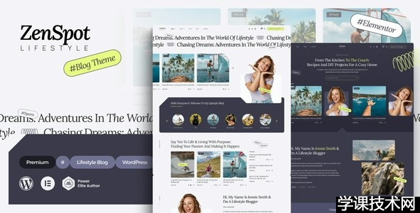 ZenSpot v1.0.0 - WordPress 生活方式博客主题插图