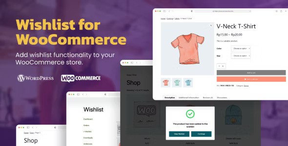 TW Wishlist for WooCommerce v1.0.1 – Save Your Favorite Products for Future Purchases插图