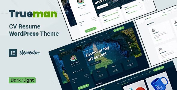 Trueman v1.2.2 – Resume WordPress Theme