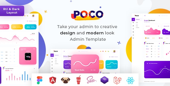 Poco v13 December 2023 - Bootstrap 5 HTML, React, Angular 16 Figma & Laravel 10 Admin Dashboard Template插图