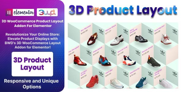 BWD 3D WooCommerce Product Layout Addon For Elementor v1.0插图