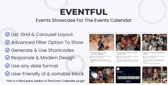 Events Showcase For The Events Calendar v1.0插图