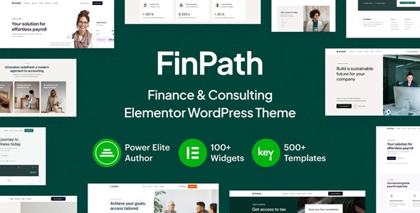 FinPath v1.0  - Finance & Consulting Elementor WordPress Theme插图