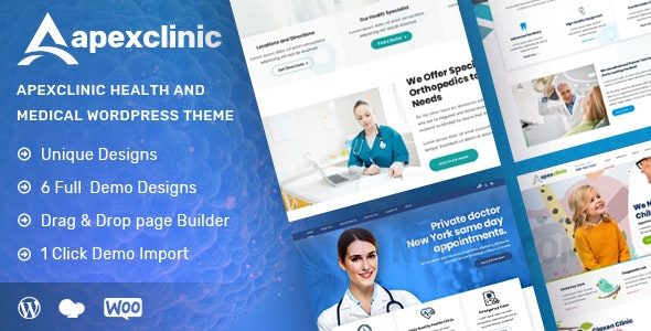 ApexClinic v1.3.4 – Health & Clinic Theme