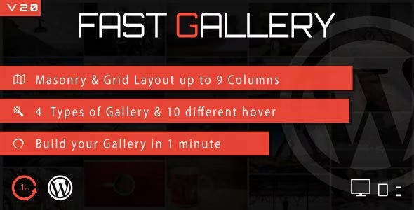 Fast Gallery v2.0 – Premium WordPress Plugin