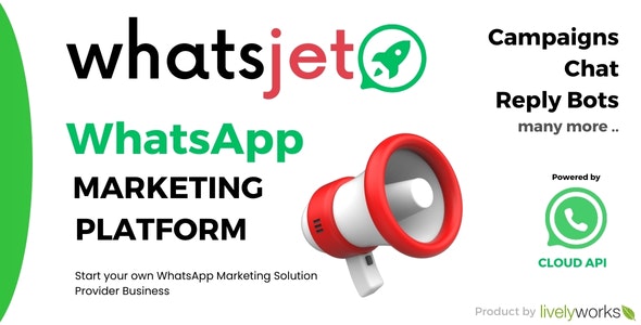 WhatsJet SaaS v4.5.1（已汉化） – 具有批量发送、营销活动和聊天机器人功能的 WhatsApp 营销平台