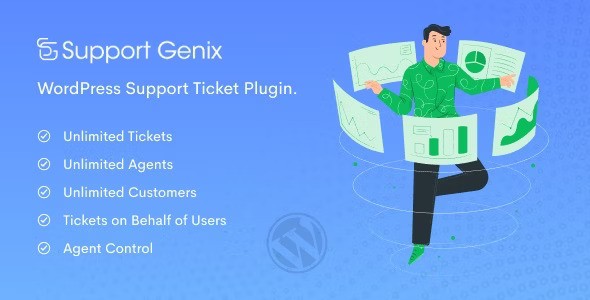 Support Genix v1.6.4 – WordPress工单插件插图