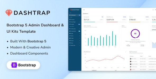 Dashtrap V1.0 - Bootstrap 5 Admin Dashboard & Ui Kits