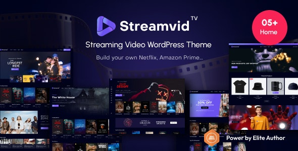 StreamVid v5.1.1 - WordPress视频流主题