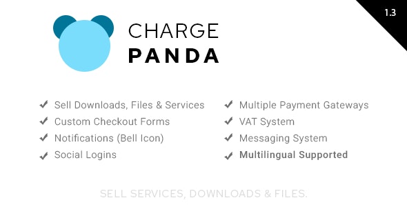 ChargePanda v1.0 - Sell Downloads, Files and Services (PHP 源码)插图