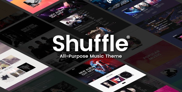 Shuffle v1.8 - Wordpress音乐主题