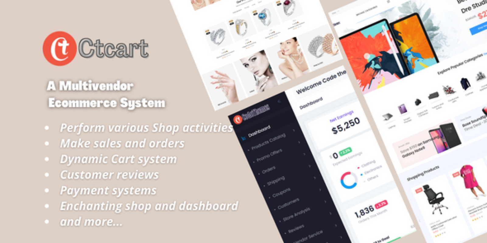 Ctcart V1.0 - 多供应商电子商务商店