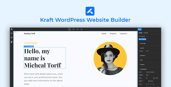 Kraft v1.1.2 - WordPress 网站生成器插图