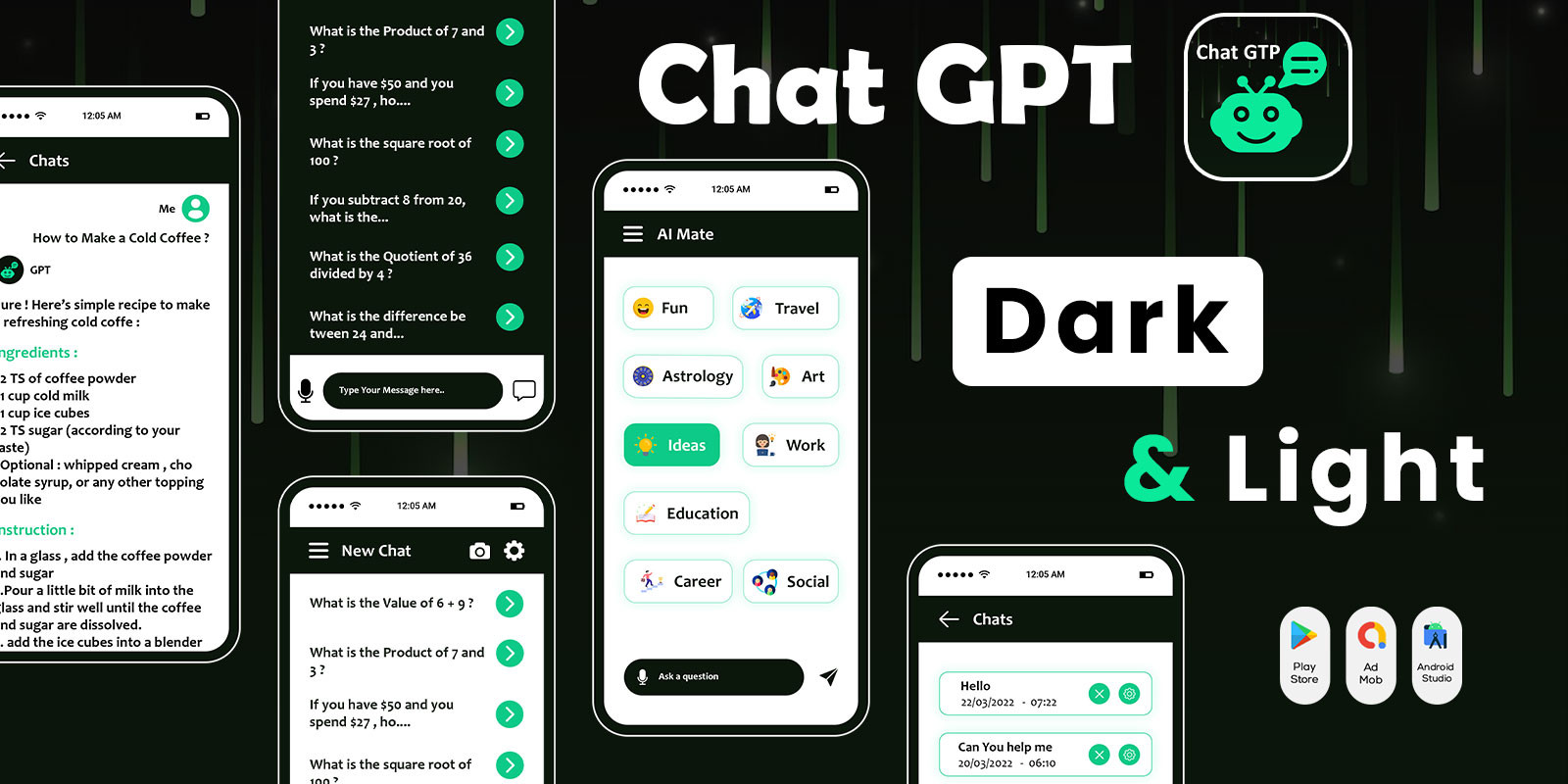 Chat GTP v1.0 - ChattyAI - Android 源码插图