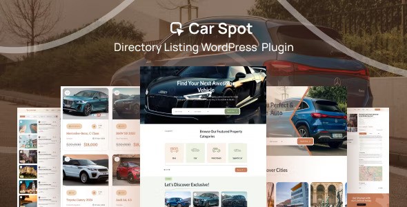 CarSpot v1.0.3 – WordPress 汽车目录列表插件插图