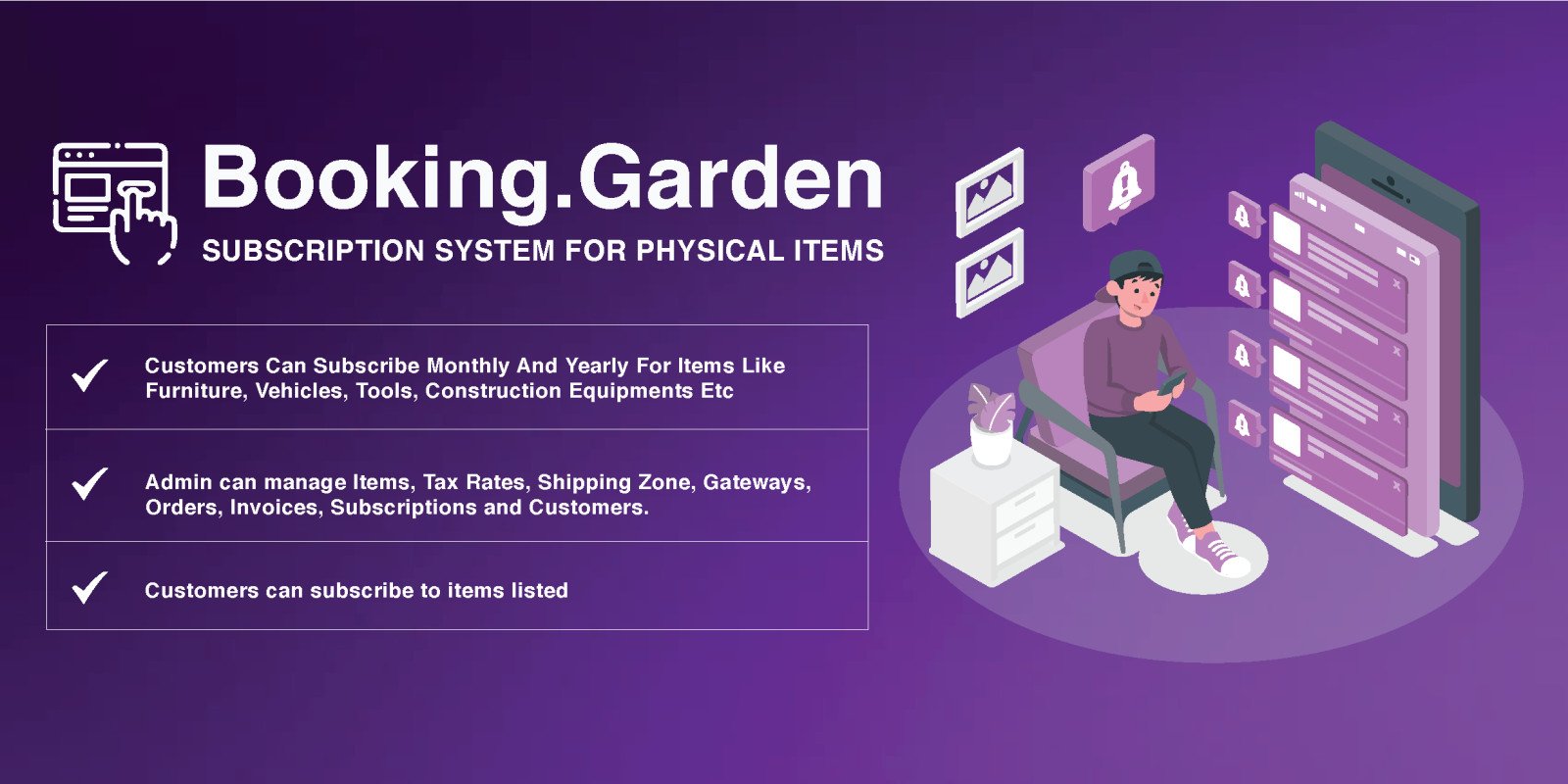 Booking Garden Subscription System v2024-05-13插图