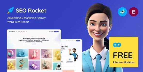 Seo Rocket v2.8 – WordPress 广告与营销主题插图