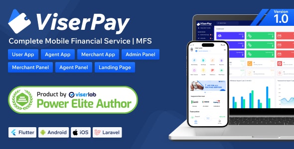 ViserPay v1.0 - Complete Mobile Financial Service | MFS插图