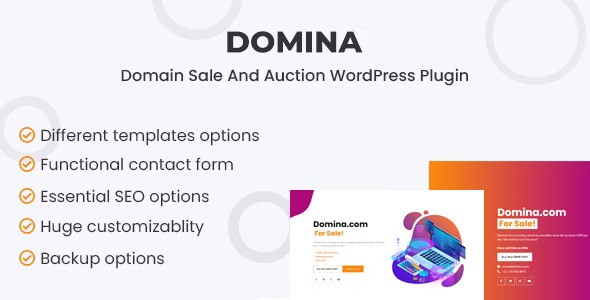 Domina v1.1.0 – 域名出售和拍卖插件插图