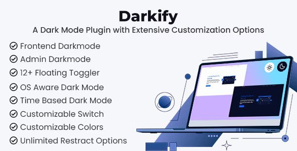 Darkify v1.0.3 – WordPress Dark Mode Plugin插图