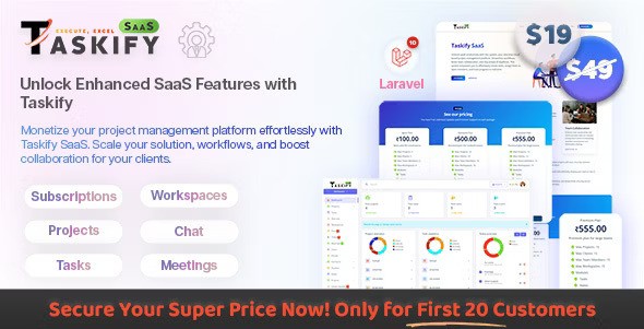 Taskify SaaS v1.0.8 – Laravel 中的项目管理系统插图