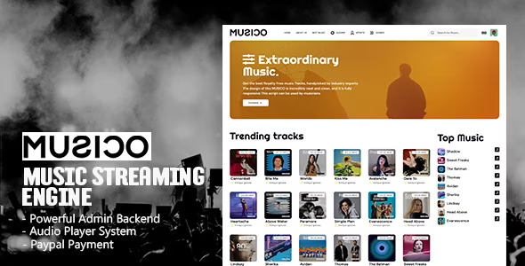 MUSICO v4.0 – Music Streaming Engine插图