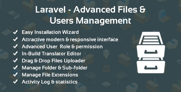 Laravel V2.0.3 - Advanced Files & Users Management