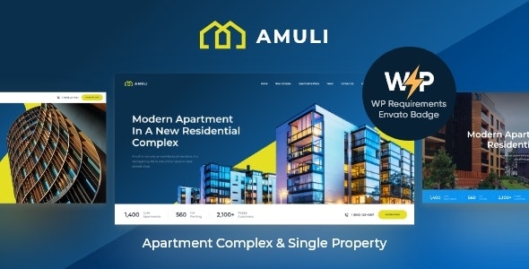 Amuli v2.3.0 - WordPress 物业和房地产市场主题