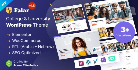 Falar v1.7.0 – College University Elementor WordPress Theme