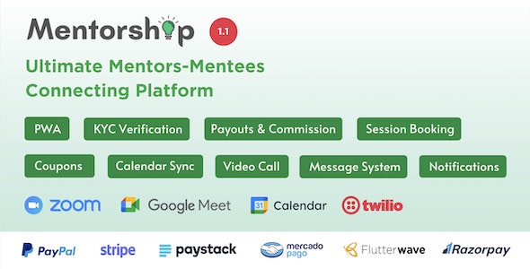 Mentorship v1.1 - Ultimate Mentors Mentees Connecting Platform插图