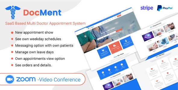 DocMent v3.1 - SaaS Based Multi Doctor Appointment System插图