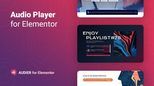 Audier v1.0.5 – Audio Player with Controls Builder for Elementor插图