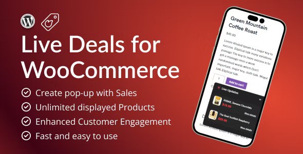 Live Deals for WooCommerce v1.0.0插图