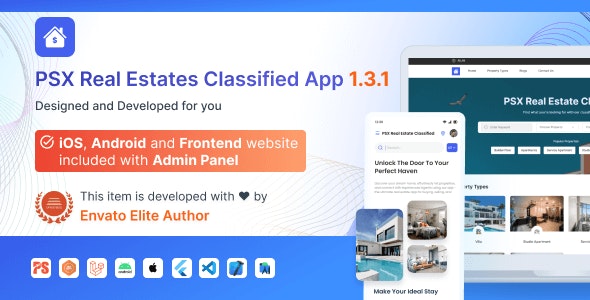 Classified For RealEstates v1.3.1.1 - Classified App with Frontend and Admin Panel插图