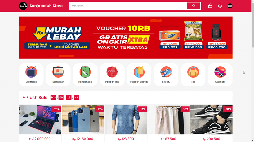 Web Toko Online Senjateduh (Midtrans & Rajaongkir) V1.0插图