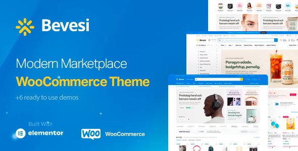 Bevesi v1.0.3 – Multi-Vendor and Marketplace WooCommerce Theme