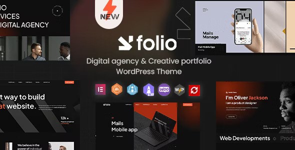 Webfolio v1.0.2 – Creative Portfolio & Digital Agency WordPress Elementor Theme插图