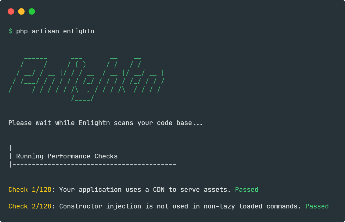 Enlightn Pro v2.7.0 - Security And Performance Analysis Tool For Laravel Apps插图