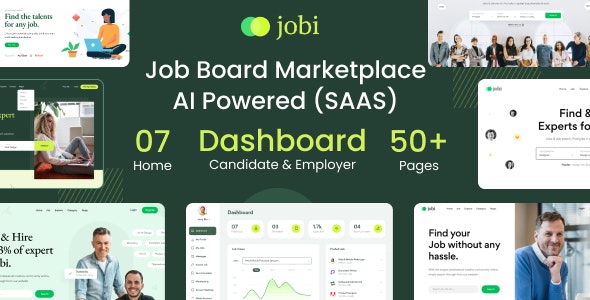 Jobi v1.6 - 求职市场 | AI 驱动 (SAAS)插图