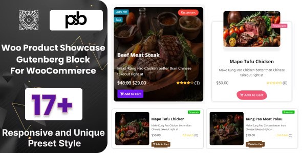 WooCommerce Product Showcase Gutenberg Block v1.0.0插图