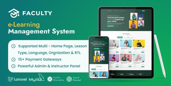 Faculty Lms V1.5.0（已汉化95%） - Learning Management System | Ai Powered Saas插图