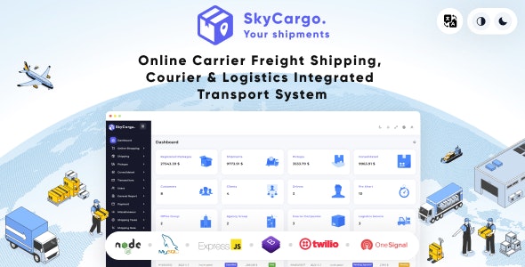 Skycargo v26 August 2023 - An Integrated Transportation System For Freight Shipping, Courier Services, And Logistics插图