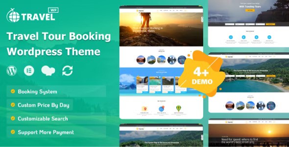 Travel Tour Booking WordPress Theme v2.0.6插图